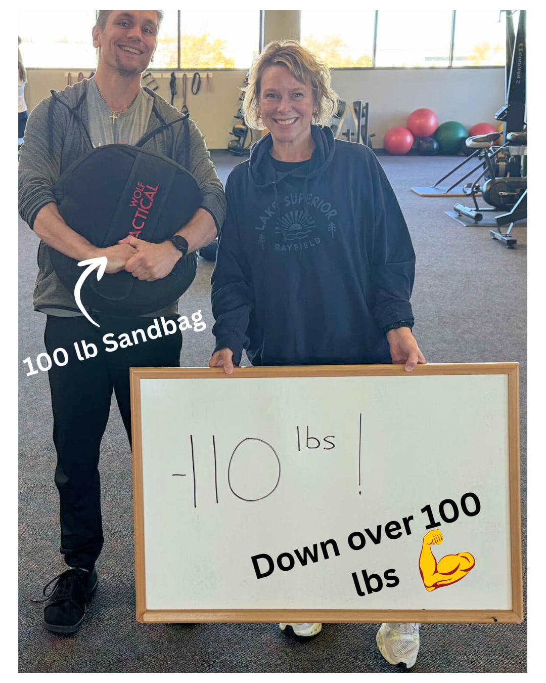 1-on-1 personal training session in Madison WI