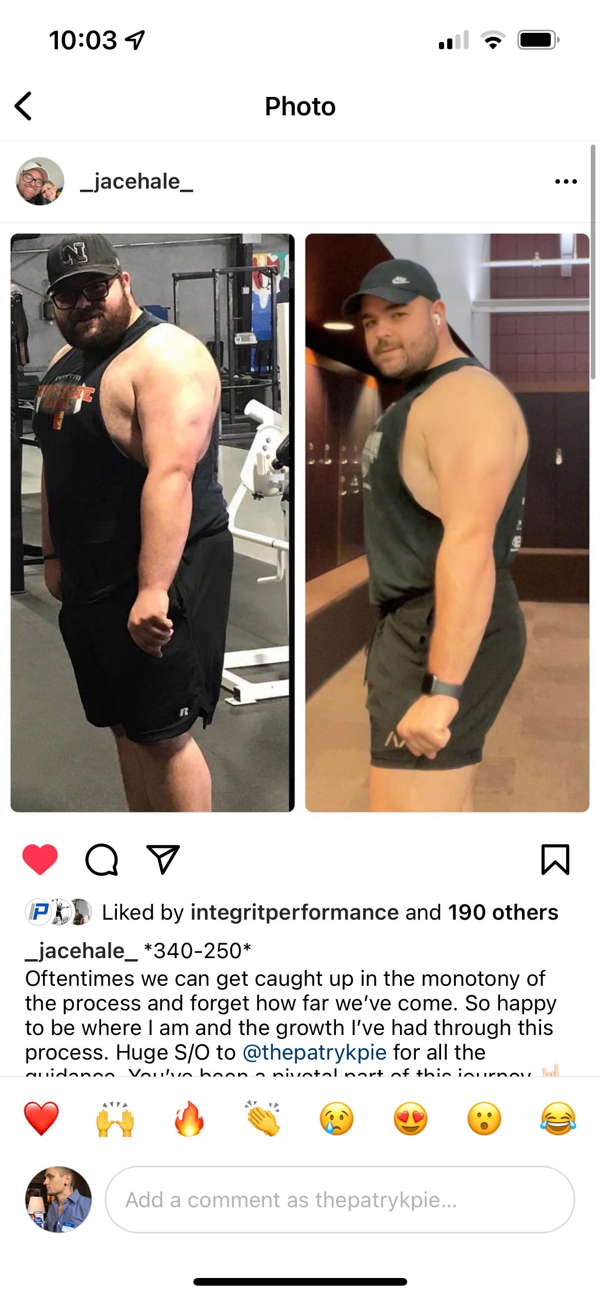 Lean muscle building results